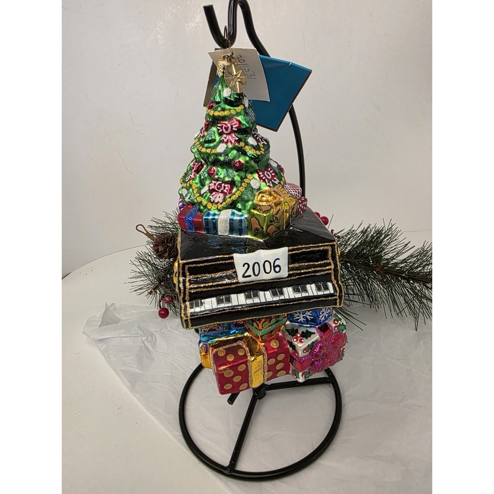 Christopher Radko Nordstrom Exclusive Piano Presents 2006 Poland Ornament 6"